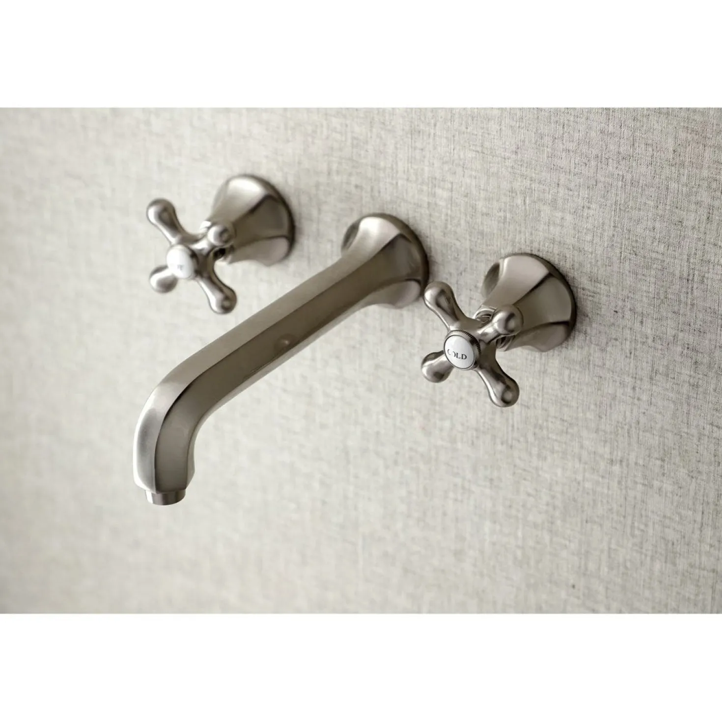 Kingston Brass Metropolitan Two-Handle Wall Mount Tub Faucet