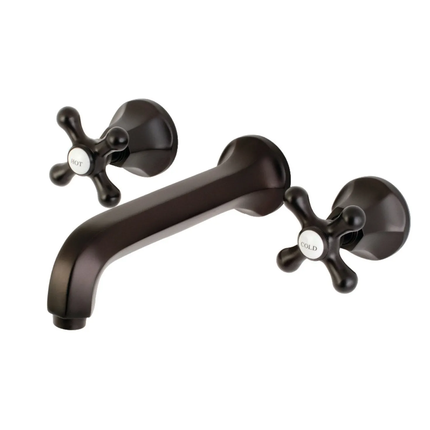 Kingston Brass Metropolitan Two-Handle Wall Mount Tub Faucet