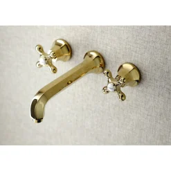 Kingston Brass Metropolitan Two-Handle Wall Mount Tub Faucet