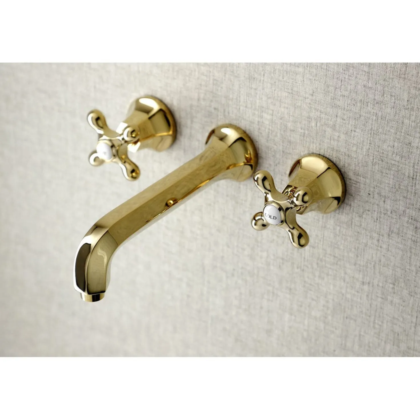 Kingston Brass Metropolitan Two-Handle Wall Mount Tub Faucet