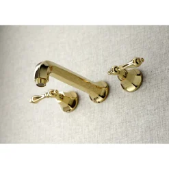 Kingston Brass Metropolitan 2-Handle Wall Mount Tub Faucet
