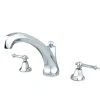 Kingston Brass Metropolitan Three-Hole Roman Tub Filler