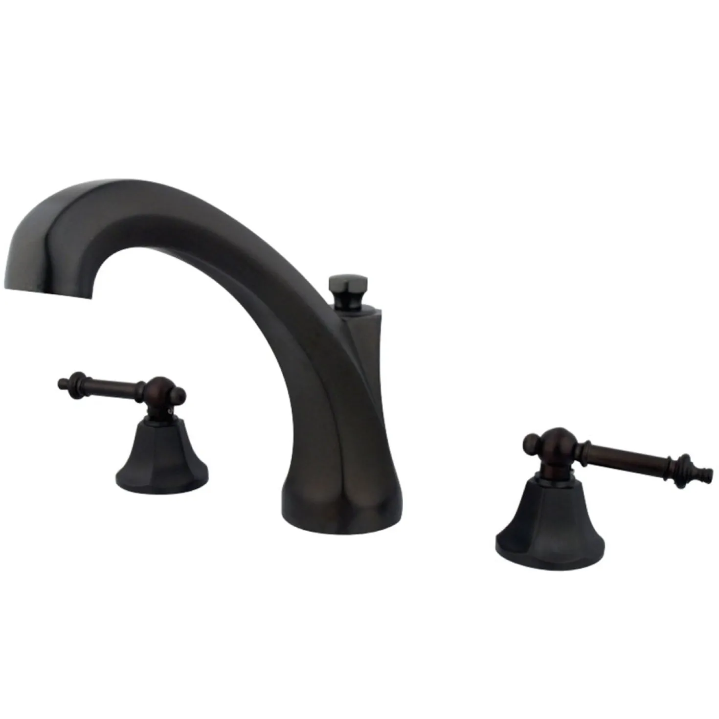 Kingston Brass Metropolitan Three-Hole Roman Tub Filler