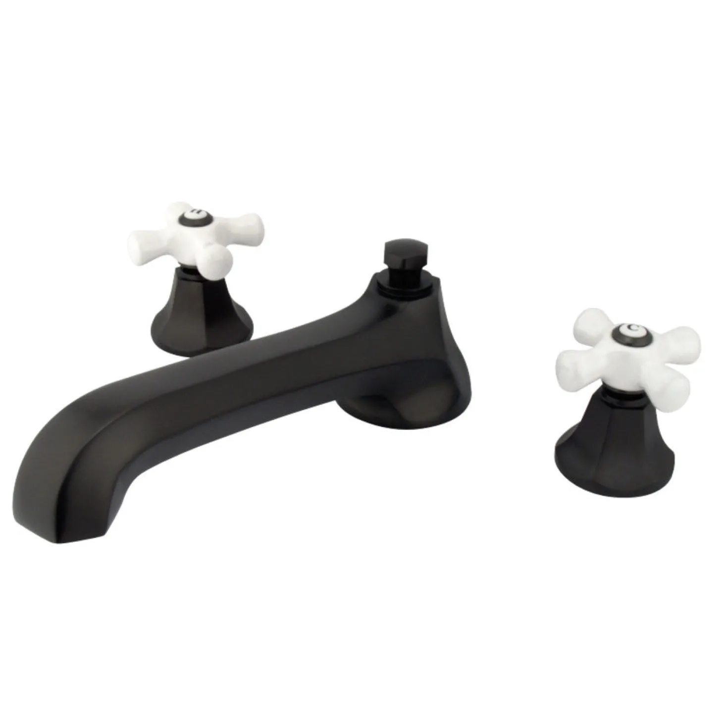 Kingston Brass Metropolitan Two Handle Three Hole Roman Tub Filler