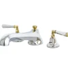 Kingston Brass Metropolitan Two Handle Solid Brass Roman Tub Filler