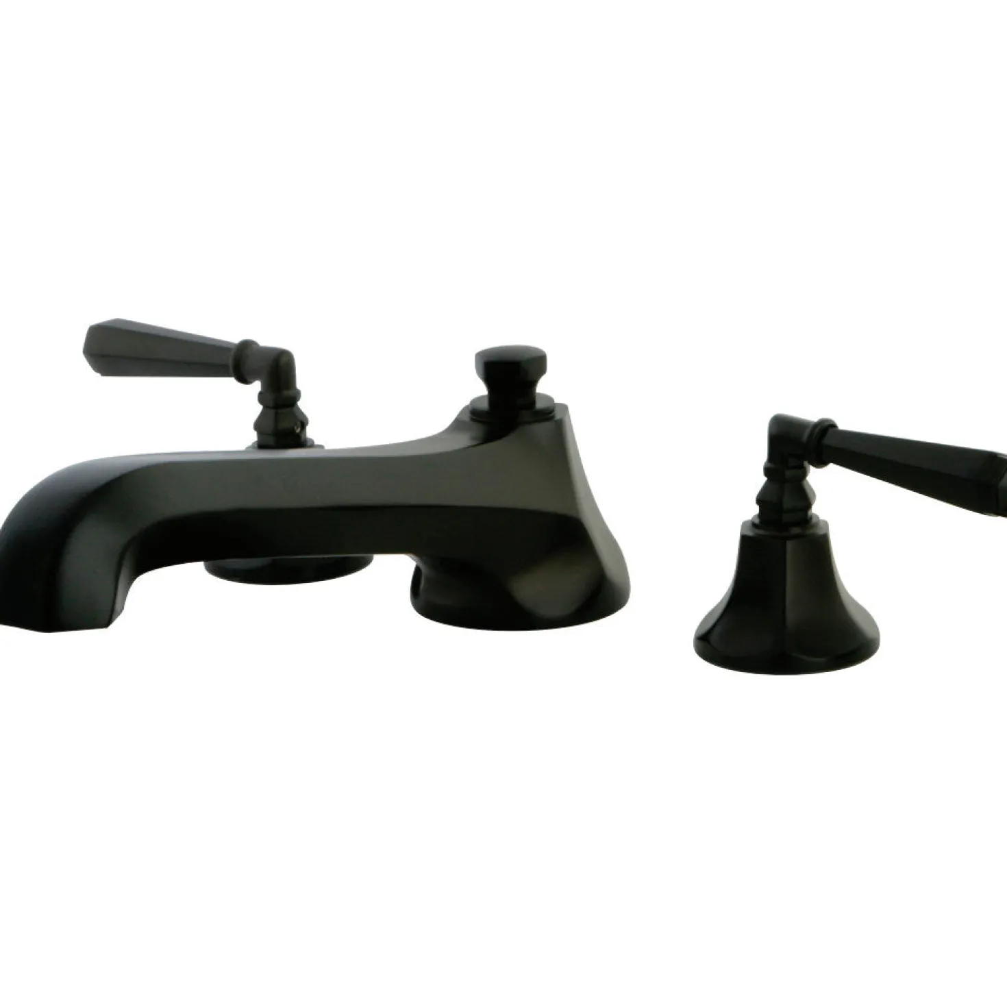 Kingston Brass Metropolitan Two Handle Solid Brass Roman Tub Filler