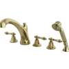 Kingston Brass Metropolitan Roman Tub Filler with Hand Shower