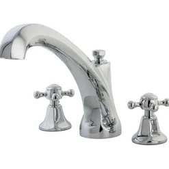 Kingston Brass Metropolitan Roman Tub Filler with Cross Handles