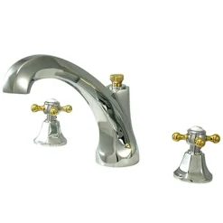 Kingston Brass Metropolitan Roman Tub Filler with Cross Handles