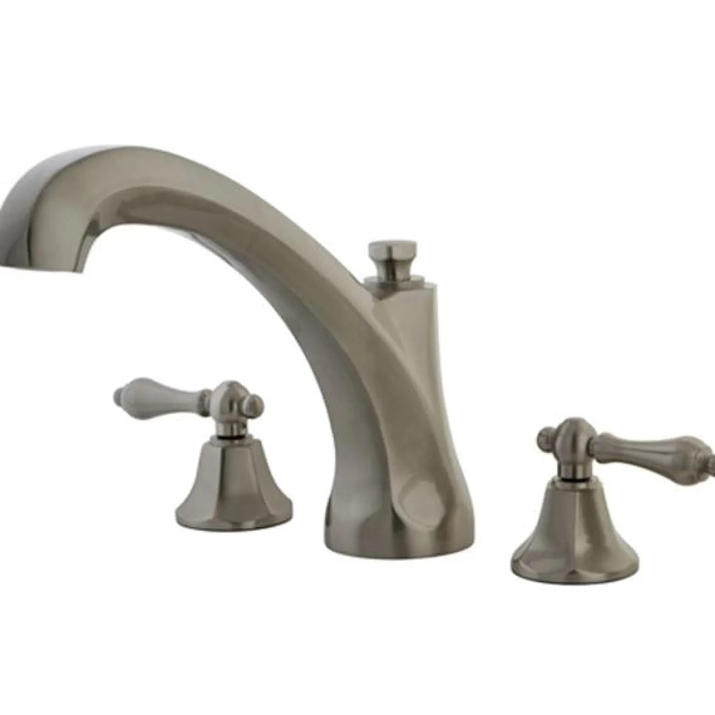 Kingston Brass Metropolitan Lever Handle Roman Tub Filler