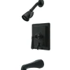 Kingston Brass Metropolitan Single Handle Oil Rubbed Bronze Tub and Shower Faucet