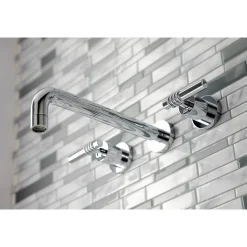 Kingston Brass Milano 2-Handle Wall Mount Tub Faucet