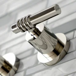 Kingston Brass Milano 2-Handle Wall Mount Roman Tub Faucet