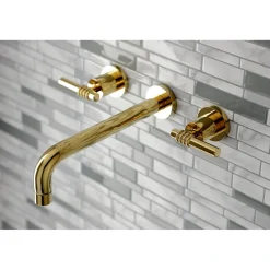 Kingston Brass Milano 2-Handle Wall Mount Roman Tub Faucet