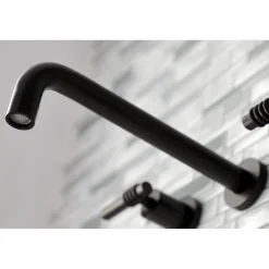 Kingston Brass Milano 2-Handle Wall Mount Roman Tub Faucet