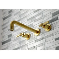 Kingston Brass Milano 2-Handle Wall Mount Roman Tub Faucet