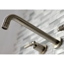 Kingston Brass Milano 2-Handle Wall Mount Roman Tub Faucet