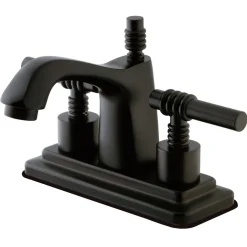 Kingston Brass Milano 4-Inch Centerset Bathroom Faucet