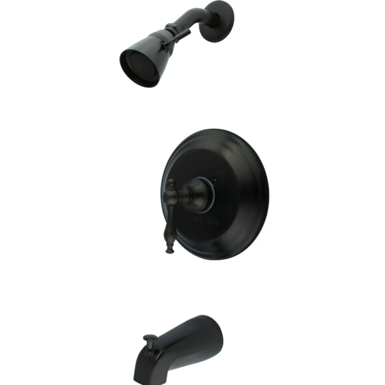 Kingston Brass Milano Tub and Shower Faucet