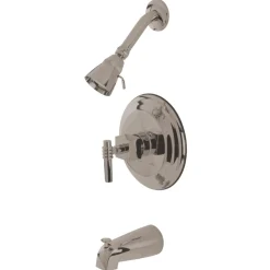 Kingston Brass Milano Wall Mount Tub and Shower Faucet