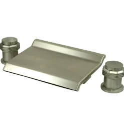 Kingston Brass Milano Waterfall Roman Tub Filler