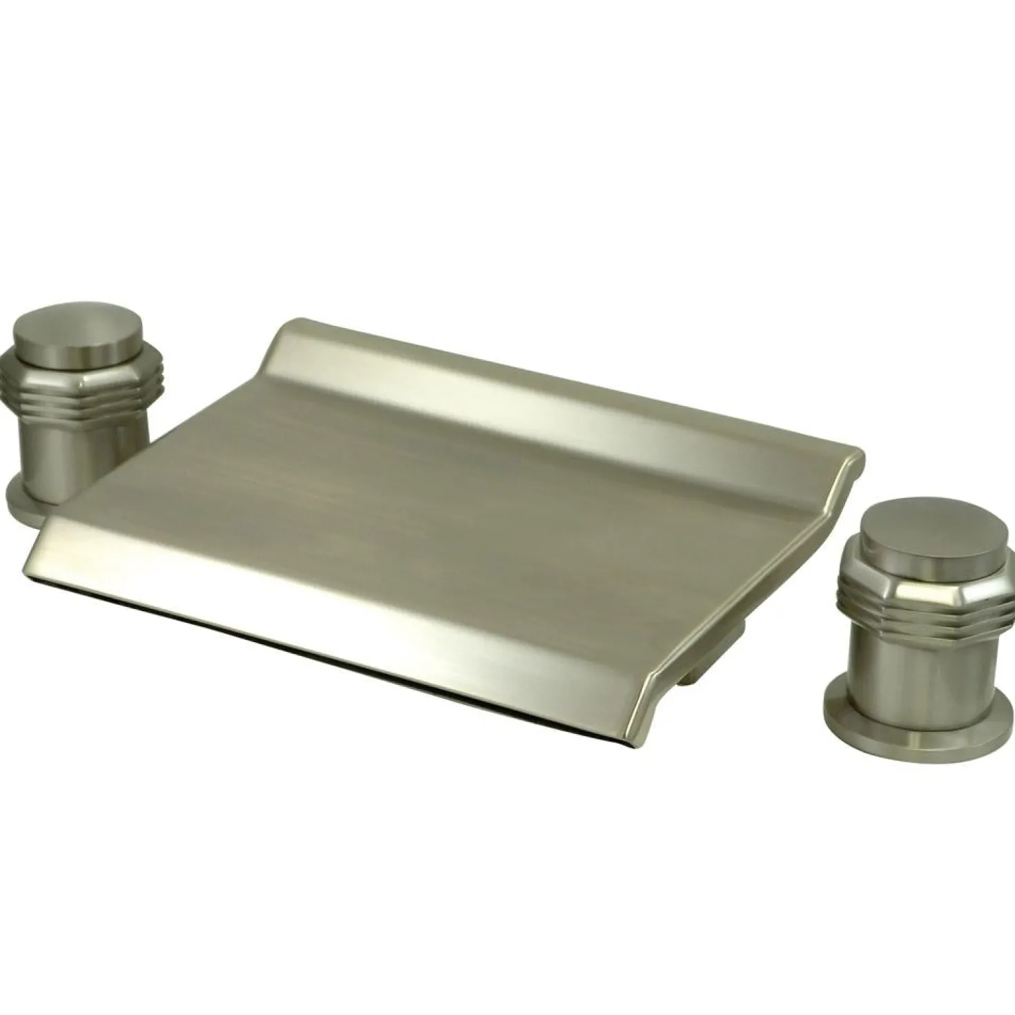 Kingston Brass Milano Waterfall Roman Tub Filler