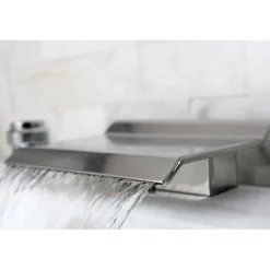 Kingston Brass Milano Waterfall Roman Tub Filler