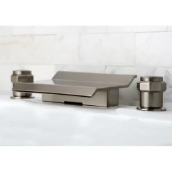 Kingston Brass Milano Waterfall Roman Tub Filler
