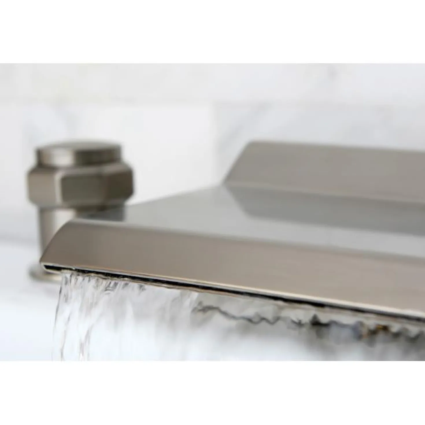 Kingston Brass Milano Waterfall Roman Tub Filler