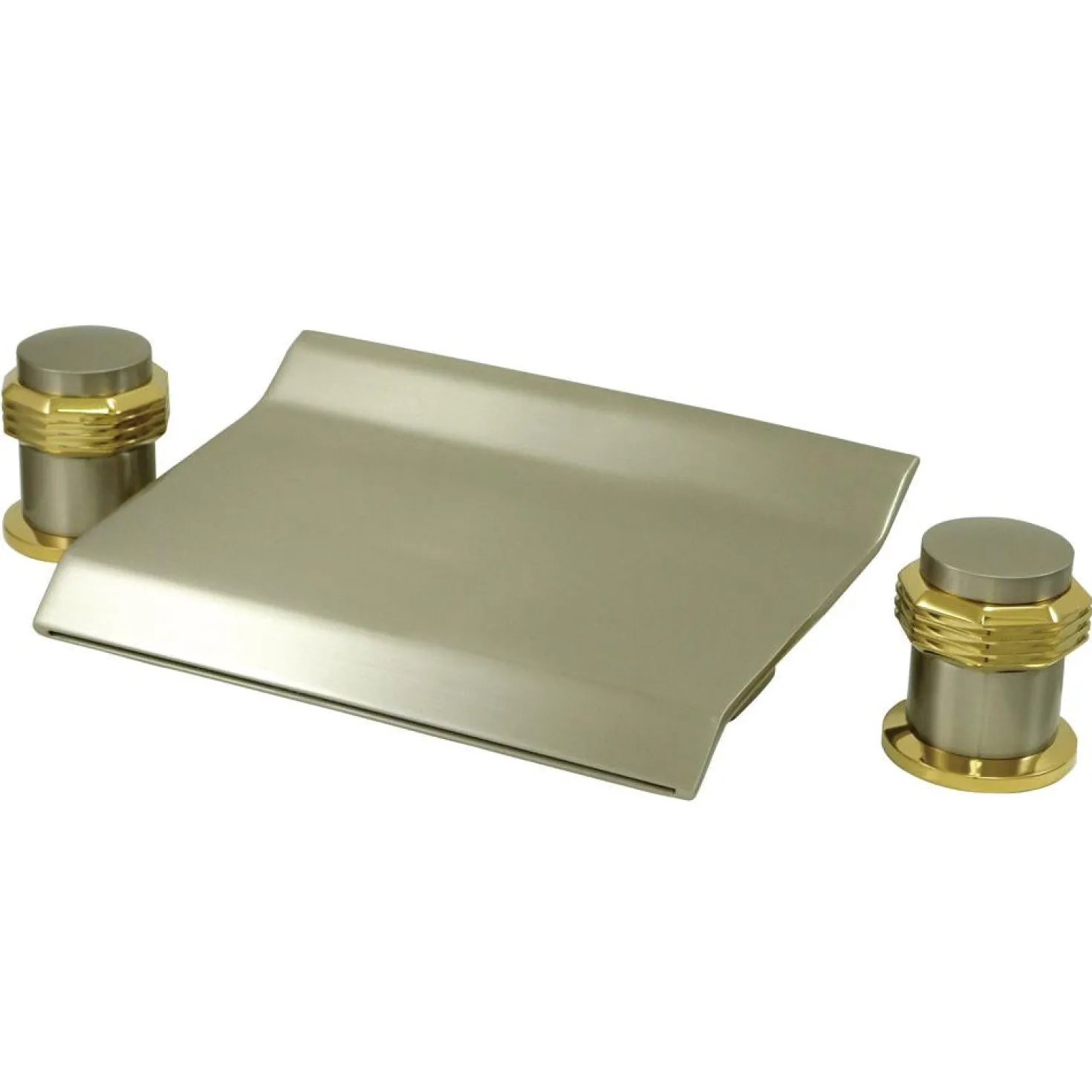 Kingston Brass Milano Waterfall Roman Tub Filler