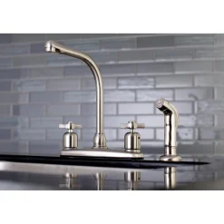 Kingston Brass Millennium Centerset Kitchen Faucet