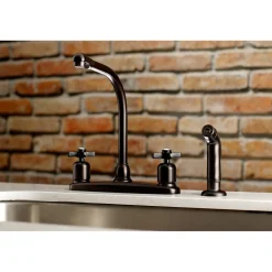 Kingston Brass Millennium Centerset Kitchen Faucet