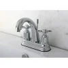 Kingston Brass Millennium 4" Centerset Solid Brass Lavatory Faucet
