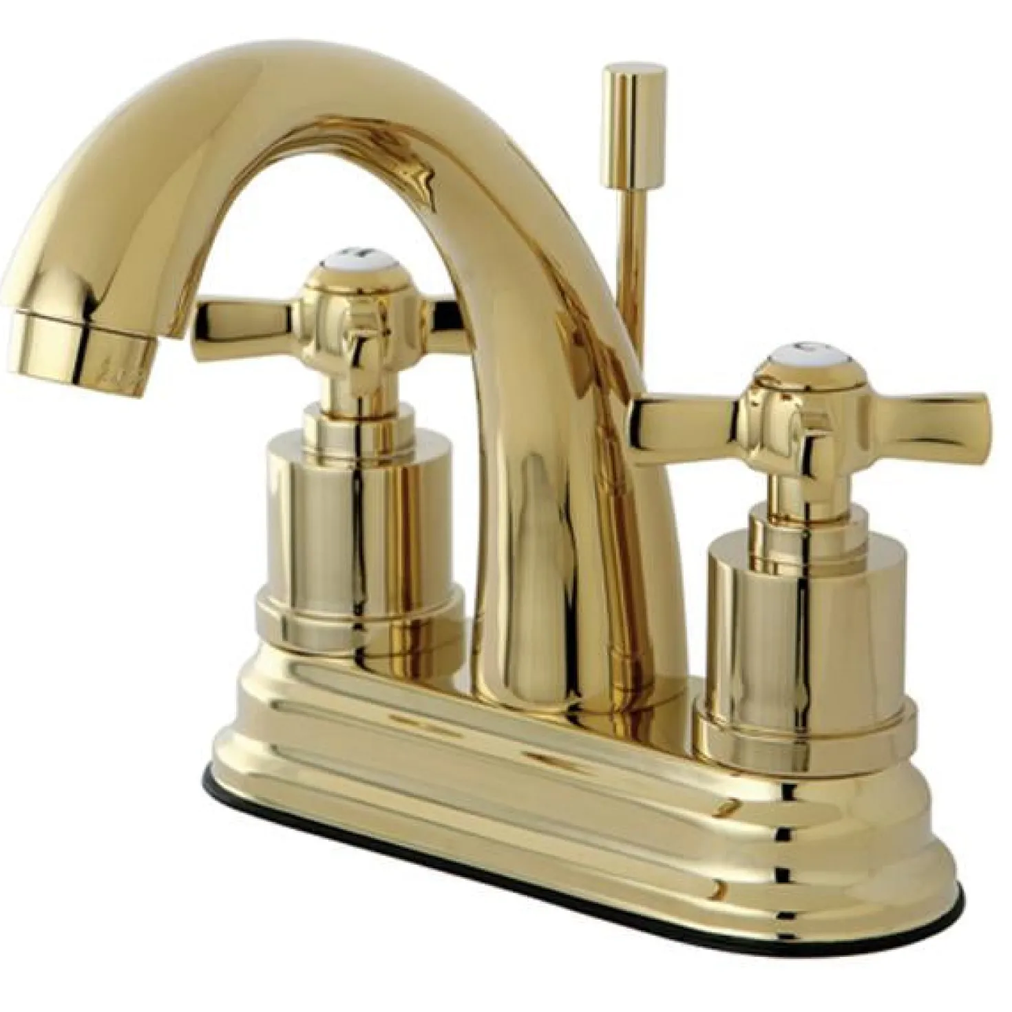 Kingston Brass Millennium 4" Centerset Solid Brass Lavatory Faucet