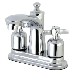 Kingston Brass Millennium 4" Centerset Deck Mount Bathroom Faucet