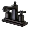 Kingston Brass Millennium 4" Centerset Bathroom Faucet