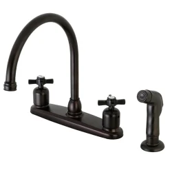 Kingston Brass Millennium Deck Mount Centerset Kitchen Faucet
