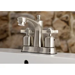 Kingston Brass Millennium Deck Mount 4" Centerset Bathroom Faucet