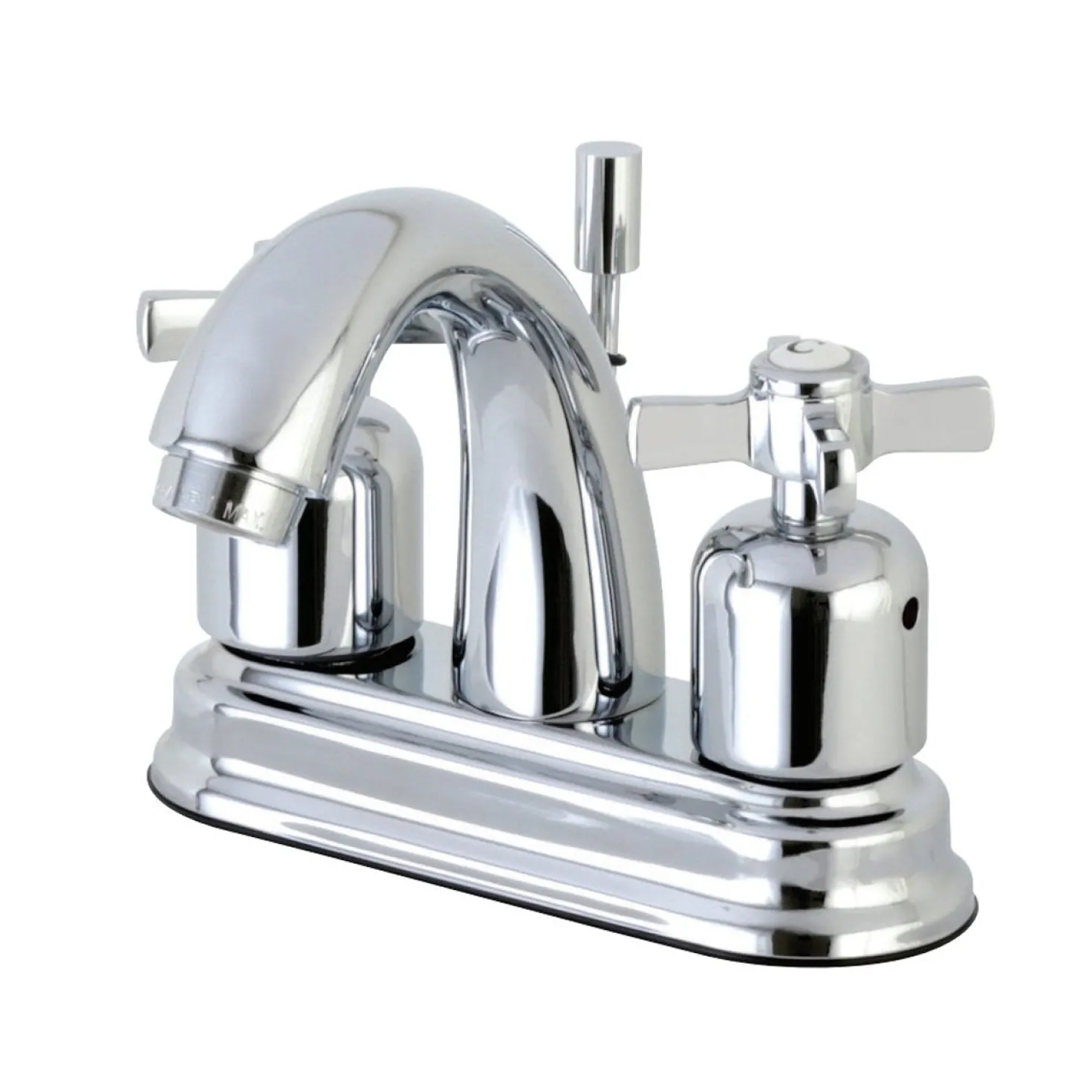 Kingston Brass Millennium Deck Mount 4-Inch Centerset Bathroom Faucet