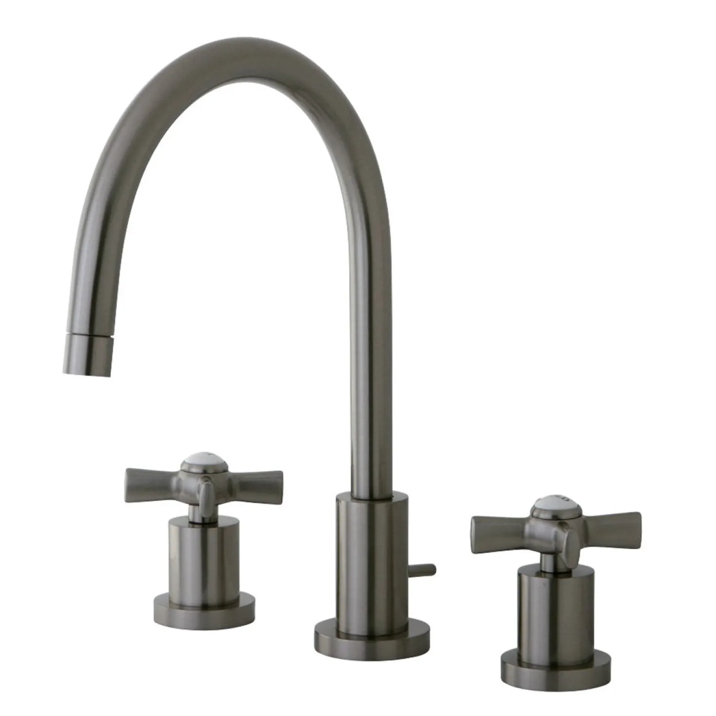 Kingston Brass Millennium Deck Mount 8-Inch Widespread Bathroom Faucet