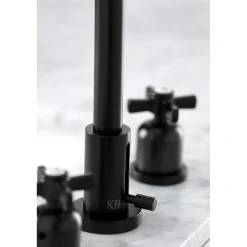 Kingston Brass Millennium Fauceture 8-Inch Widespread Bathroom Faucet
