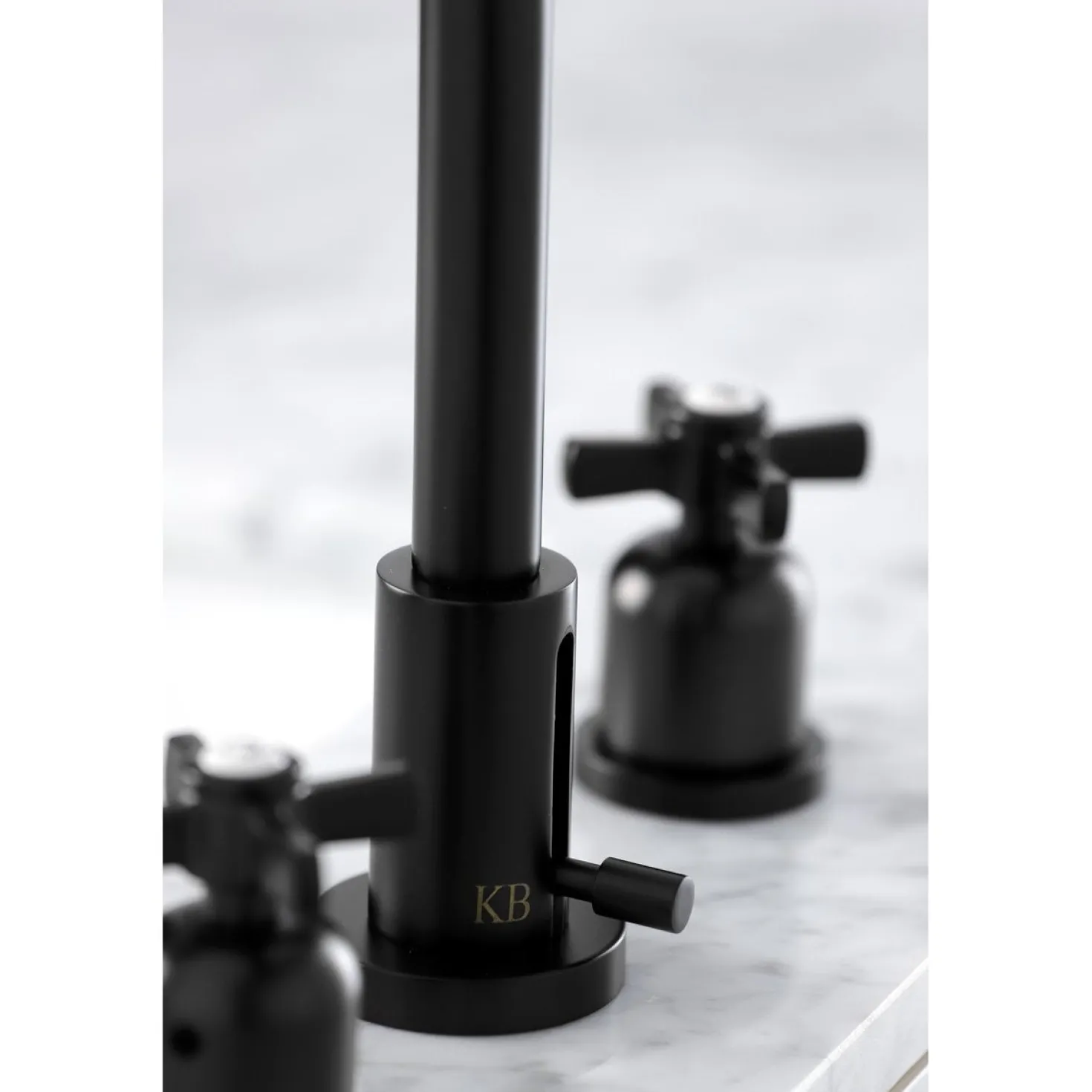 Kingston Brass Millennium Fauceture 8-Inch Widespread Bathroom Faucet