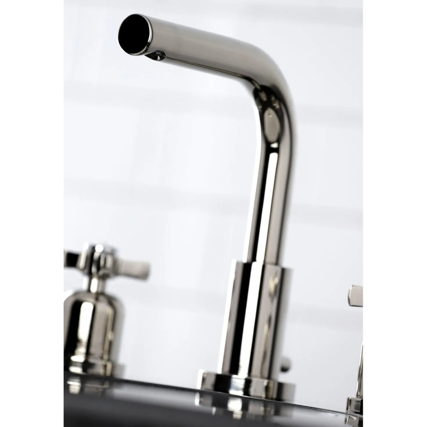 Kingston Brass Millennium Fauceture 8-Inch Widespread Bathroom Faucet