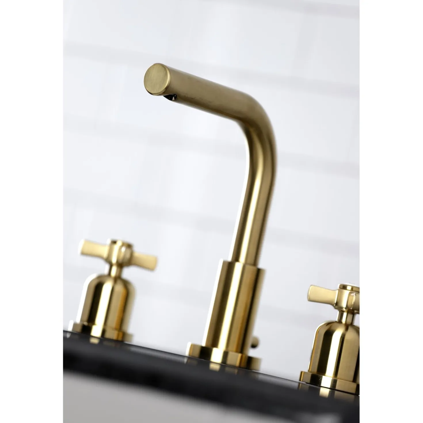 Kingston Brass Millennium Fauceture 8-Inch Widespread Bathroom Faucet