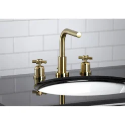 Kingston Brass Millennium Fauceture 8-Inch Widespread Bathroom Faucet