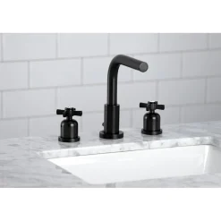 Kingston Brass Millennium Fauceture 8-Inch Widespread Bathroom Faucet