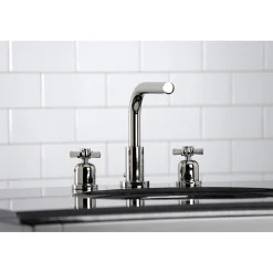 Kingston Brass Millennium Fauceture 8-Inch Widespread Bathroom Faucet