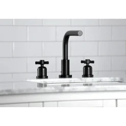 Kingston Brass Millennium Fauceture 8-Inch Widespread Bathroom Faucet