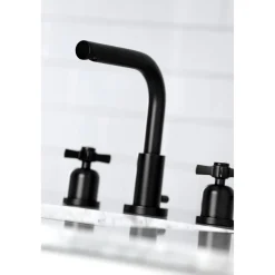 Kingston Brass Millennium Fauceture 8-Inch Widespread Bathroom Faucet