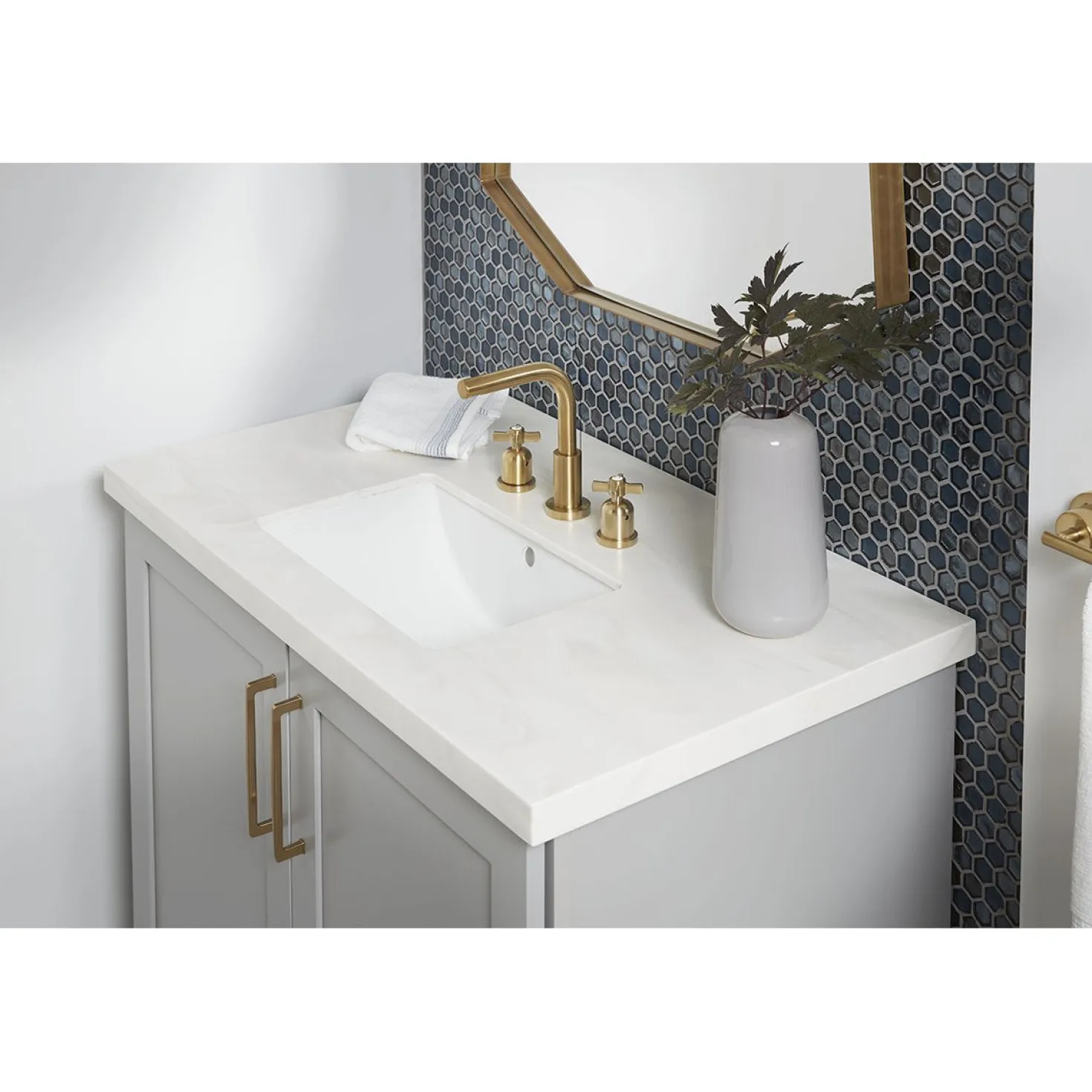 Kingston Brass Millennium Fauceture 8-Inch Widespread Bathroom Faucet
